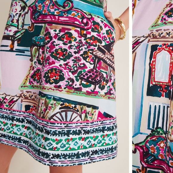 Anthropologie Amelia mini shift dress XL NWT - Picture 2 of 10